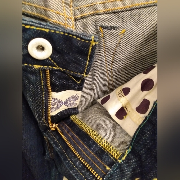 100% Organic Cotton Denim Blue Jeans - Picture 4 of 7